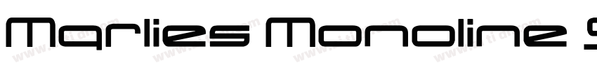 Marlies Monoline Sig字体转换
